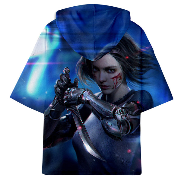 Alita T-Shirt - Battle Angel Graphic Hoodie T-Shirt CSOS980 - cosplaysos