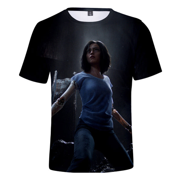 Alita T-Shirt - Battle Angel Graphic T-Shirt CSOS983 - cosplaysos
