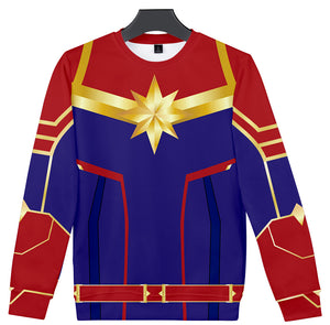 Captain Marvel Sweatshirt - Carol Danvers Sweatshirt CSOS912 - cosplaysos