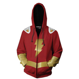 Shazam Billy Baston Zip Up Hoodie CSP901 - cosplaysos