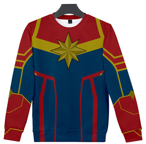 Captain Marvel Sweatshirt - Carol Danvers Sweatshirt CSOS914 - cosplaysos