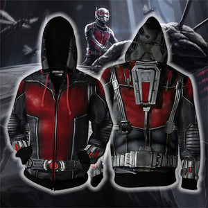 The Avengers Endgame Ant-Man Zip Up Hoodie CSP802 - cosplaysos