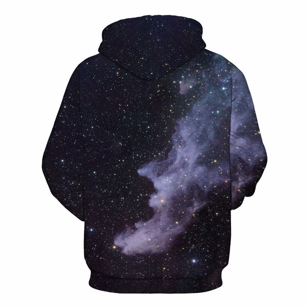 3D Print Hoodie - Dark Galaxy Space Pattern Pullover Hoodie  CSS061 - cosplaysos