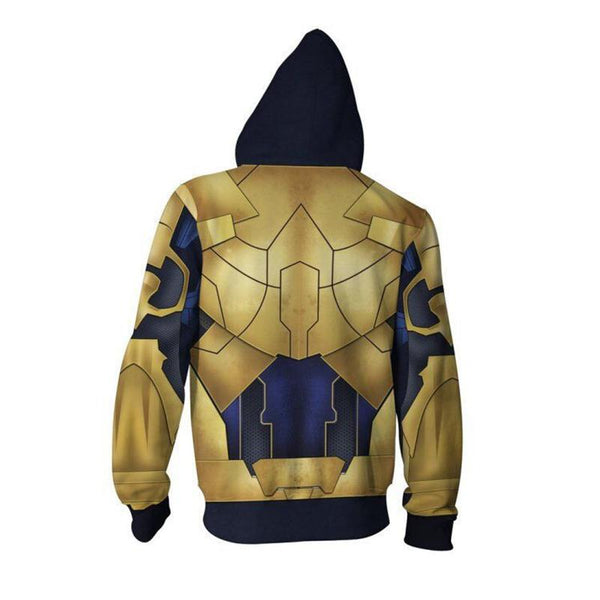 The Avengers Endgame Thanos Zip Up Hoodie CSP803 - cosplaysos