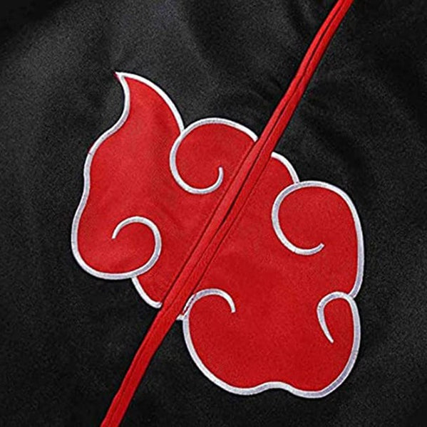 Aoibox Déguisement Halloween Cosplay Anime Akatsuki Robe Longue